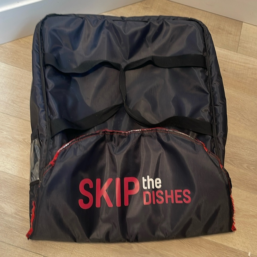 Skip The Dishes Pizza Thermal Bag